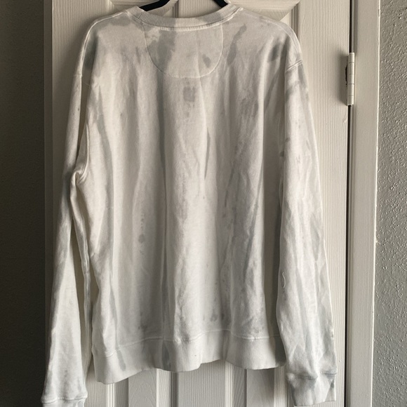 Baylor University crew sweatshirt white and gray shadow print size L - Picture 4 of 4